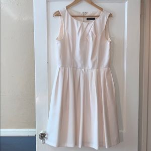 Ellen Tracy Seersucker Fit & Flare Dress